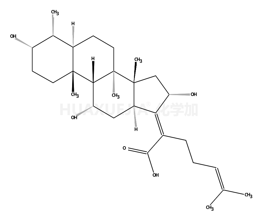 (2E)-6-methyl-2-[(3R,4S,5S,8S,9S,10S,11R,13R,14S,16R)-3,11,16-trihydroxy-4,8,10,14-tetramethyl-2,3,4,5,6,7,9,11,12,13,15,16-dodecahydro-1H-cyclopenta[a]phenanthren-17-ylidene]hept-5-enoic acid
