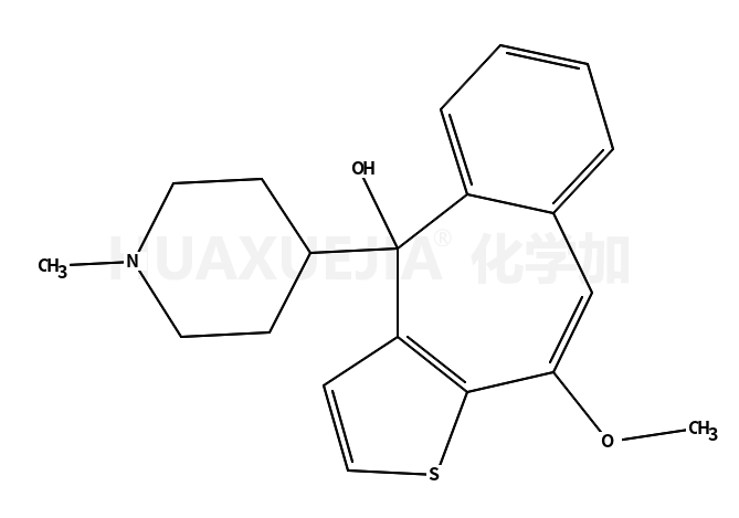 10-甲氧基-4-(1-甲基-4-哌啶基)-4H-苯并[4,5]环庚三烯并[1,2-B]噻吩-4-醇