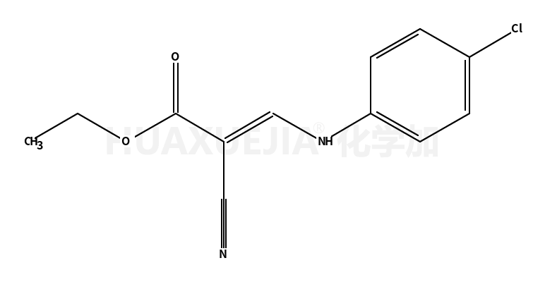 ethyl 3-(4-chloroanilino)-2-cyanoprop-2-enoate