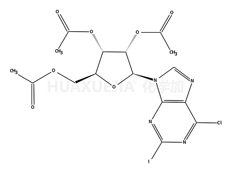2',3',5'-三-O-乙酰-6-氯-2-碘嘌呤核苷