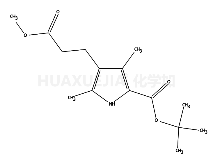 2-2,4-二甲基-5-(叔丁氧羰基)-3-吡咯丙酸甲酯