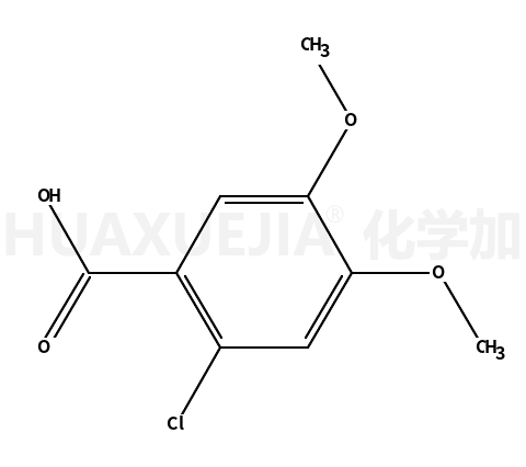 2-氯-4,5-二甲氧基苯甲酸