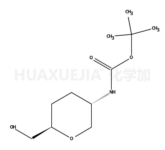 tert-butyl ((3R,6S)-6-(hydroxymethyl)tetrahydro-2H-pyran-3-yl)-carbamate