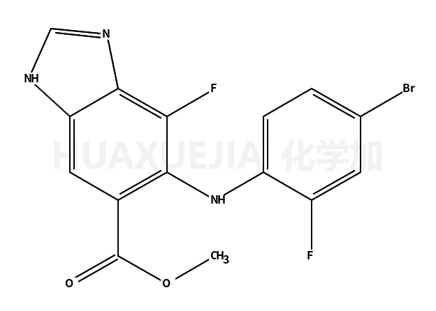 6-(4-bromo-2-fluoro-phenylamino)-7-fluoro-3H-benzoimidazole-5-carboxylic acid methyl ester