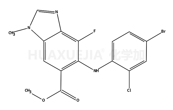 5-((4-溴-2-氯苯基)氨基)-4-氟-1-甲基-1H-苯并[d]咪唑-6-羧酸甲酯