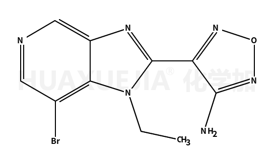 4-(7-bromo-1-ethylimidazo[4,5-c]pyridin-2-yl)-1,2,5-oxadiazol-3-amine