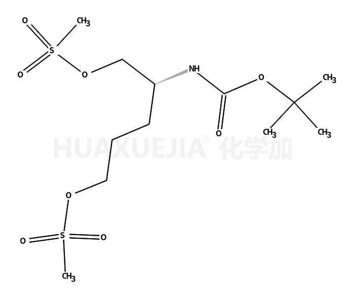 (S)-2-(tert-butoxycarbonylamino)pentane-1,5-diyl dimethanesulfonate