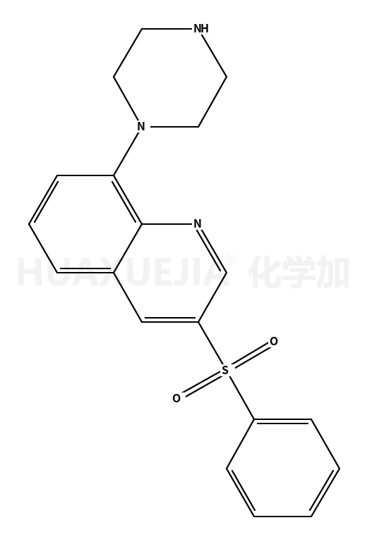 3-苯磺酰基-8-(哌嗪-1-基)喹啉