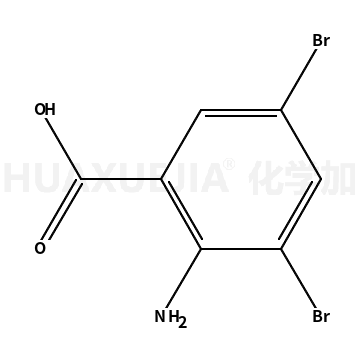 2-氨基-3,5-二溴苯甲酸