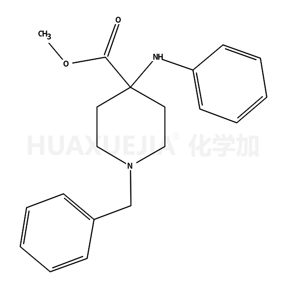 甲基 1-苄基-4-(苯基氨基)哌啶-4-羧酸