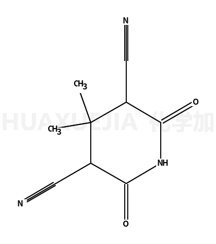 4,4-二甲基-2,6-二氧代哌啶-3,5-二甲腈