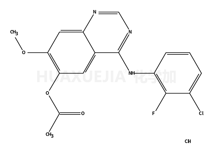 6-acetoxy-4-(3-chloro-2-fluoroanilino)-7-methoxyquinazoline hydrochloride