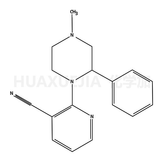 1-(3-氰基吡啶-2)-2-苯基-4-甲基哌嗪