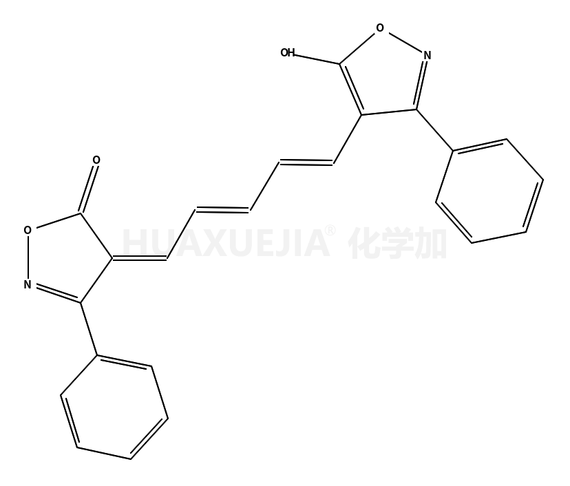 Oxonol V  [Bis-(3-phenyl-5-oxoisoxazol-4-yl)pentamethine oxonol]