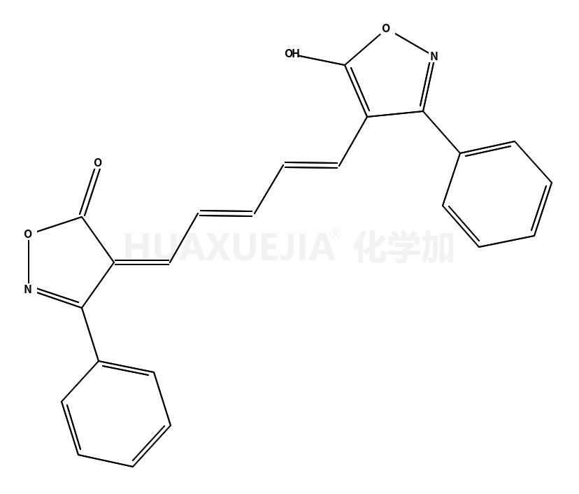 4-[5-(5-羟基-3-苯基-4-异唑基)-2,4-戊二烯亚基]-3-苯基-5(4H)-异唑酮
