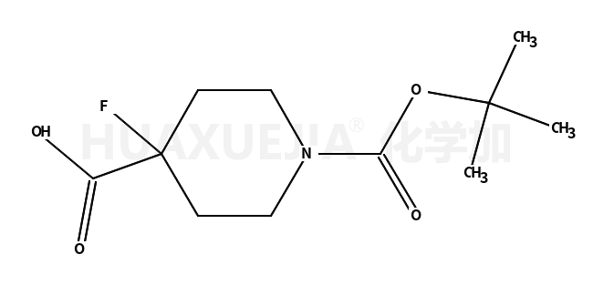 1-Boc-4-氟-4-哌啶甲酸