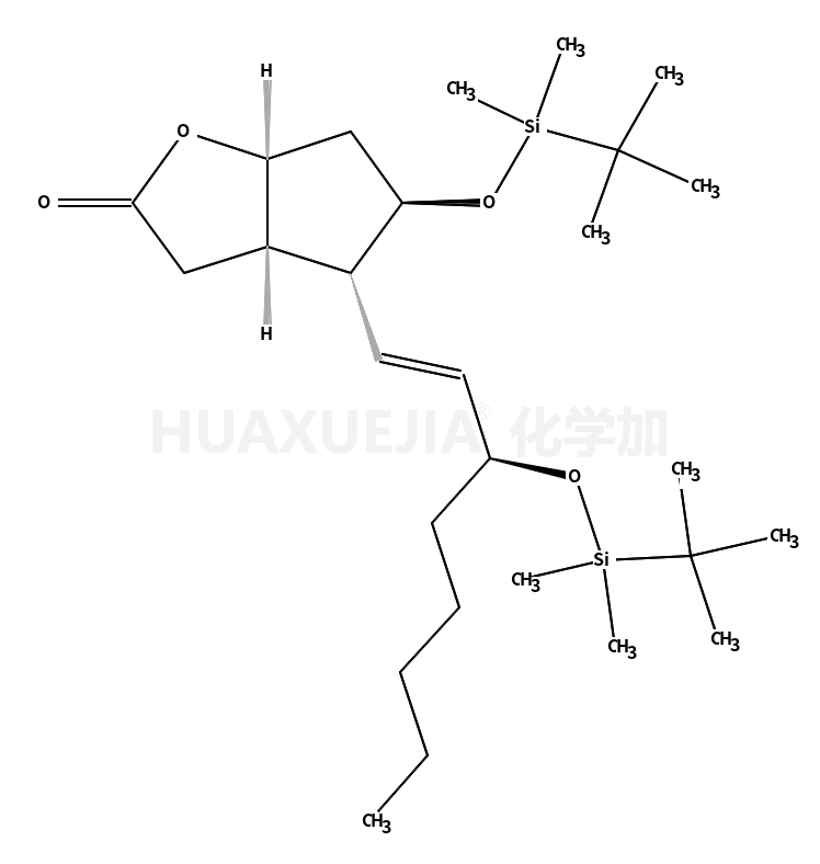 (3aR,4R,5R,6aS)-5-[[(1,1-Dimethylethyl)dimethylsilyl]oxy]-4-[(1E,3S)-3-[[(1,1-dimethylethyl)dimethylsilyl]oxy]-1-octen-1-yl]hexahydro-2H-cyclopenta[b]furan-2-one