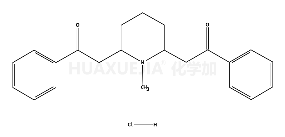 cis-2,2'-(1-methylpiperidine-2,6-diyl)bis[1-phenylethan-1-one] hydrochloride