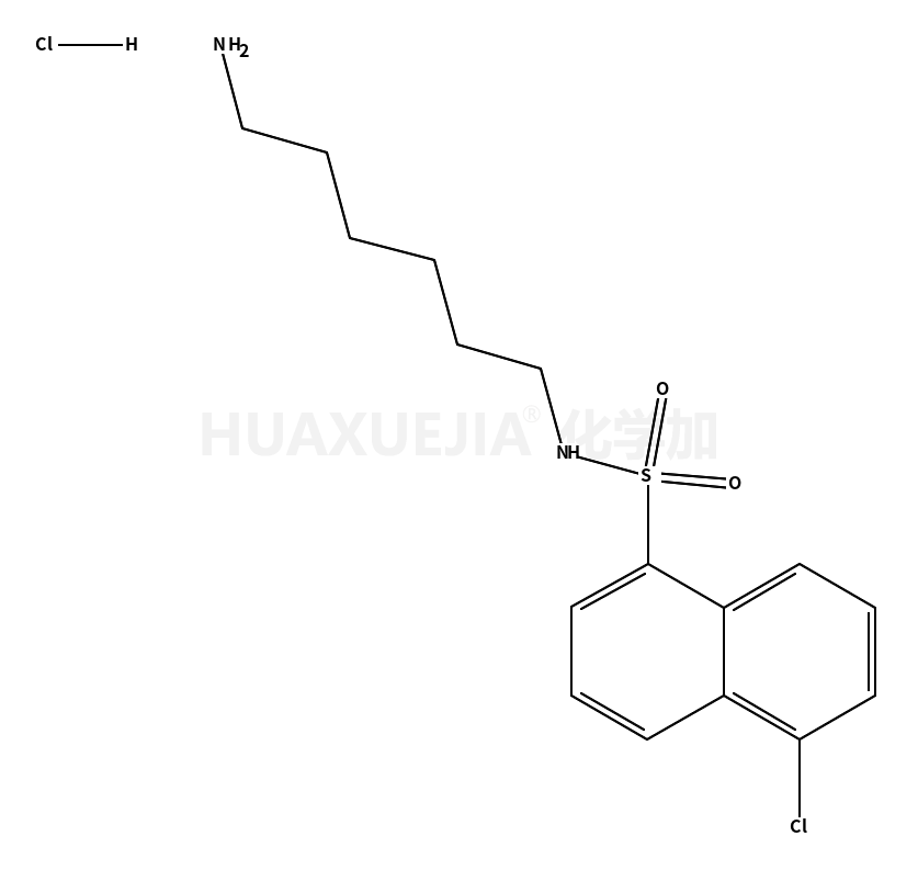 N-(6-氨基己基)-5-氯-1-萘磺胺鹽酸鹽