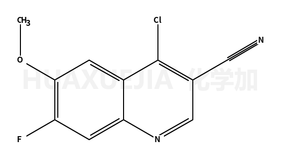 4-chloro-7-fluoro-6-methoxyquinoline-3-carbonitrile