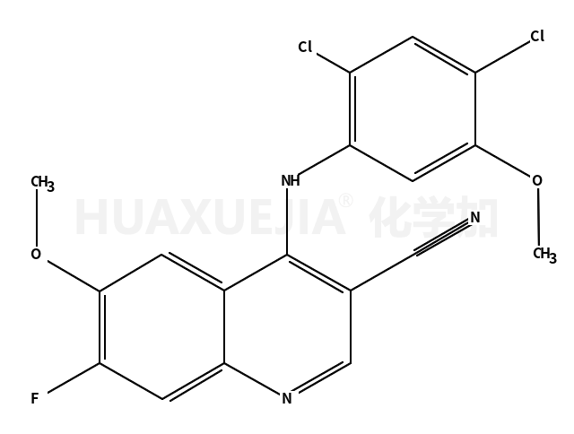 4-[(2,4-二氯-5-甲氧基苯基)氨基]-7-氟-6-甲氧基-3-喹啉甲腈