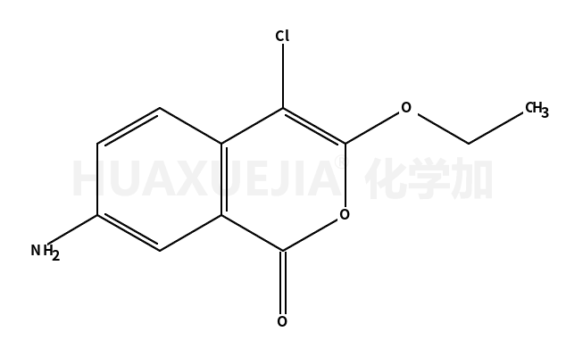 7-amino-4-chloro-3-ethoxyisochromen-1-one