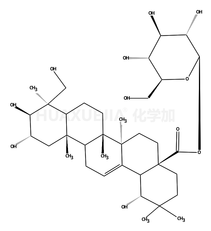 2α,3β,19α,23-tetrahydroxy-12-oleanen-28-oic acid 28-β-D-glucopyranosyl ester