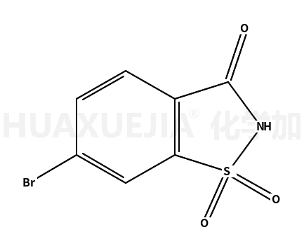 6-溴-1,2-苯异噻唑-3(2H)-酮 1,1-二氧化物