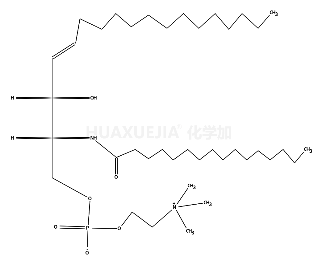 N-palmitoyl-D-erythro-sphingosylphosphorylcholine