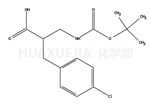 2-N-Boc-2-氨基甲基-3-(4-氯苯基)-丙酸