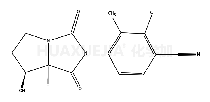 4-[(7R,7aS)-7-hydroxy-1,3-dioxo-5,6,7,7a-tetrahydropyrrolo[1,2-c]imidazol-2-yl]-2-chloro-3-methylbenzonitrile
