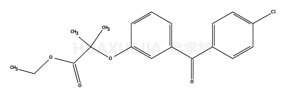 ethyl 2-[3-(4-chlorobenzoyl)phenoxy]-2-methylpropanoate