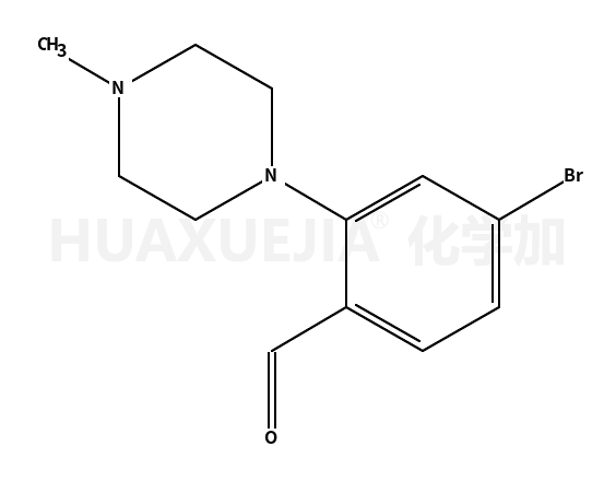 2-(4-甲基-1-哌嗪基)-4-溴苯甲醛