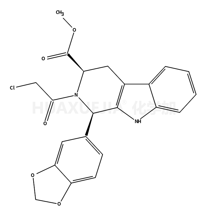 methyl (1S,3R)-1-(1,3-benzodioxol-5-yl)-2-(2-chloroacetyl)-1,3,4,9-tetrahydropyrido[3,4-b]indole-3-carboxylate