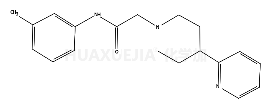 N-(3-甲基苯基)-4-(2-吡啶)-1-哌啶乙酰胺