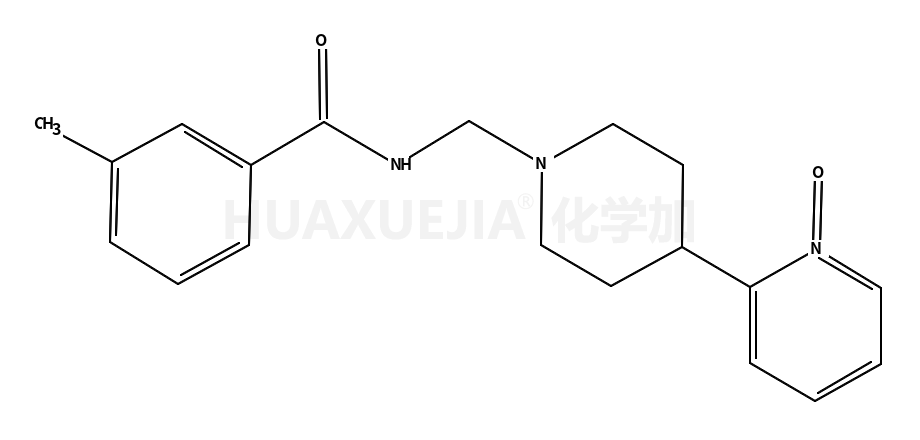 3-methyl-N-[[4-(1-oxidopyridin-1-ium-2-yl)piperidin-1-yl]methyl]benzamide