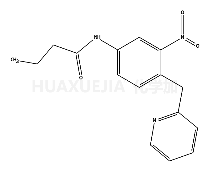 N-[3-nitro-4-(pyridin-2-ylmethyl)phenyl]butanamide