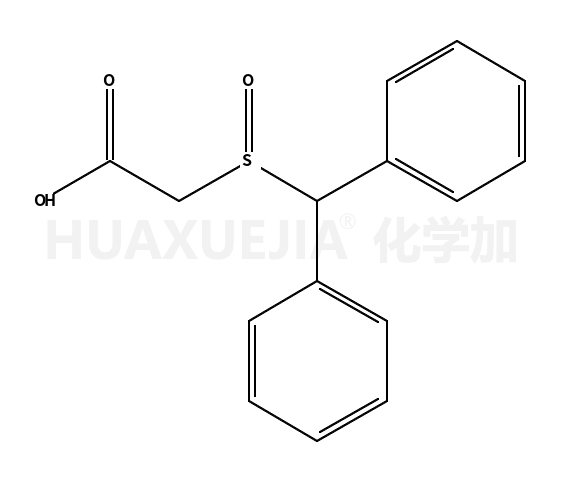 2-二苯基甲基亚砜基乙酸
