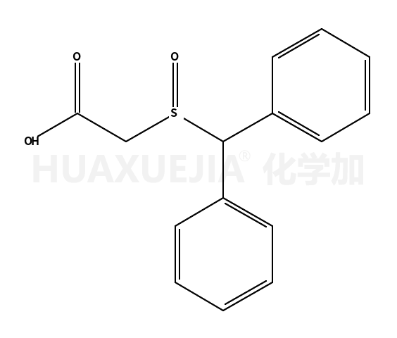 2-benzhydrylsulfinylacetic acid