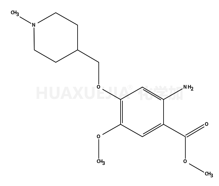 methyl 2-amino-5-methoxy-4-[(1-methylpiperidin-4-yl)methoxy]benzoate