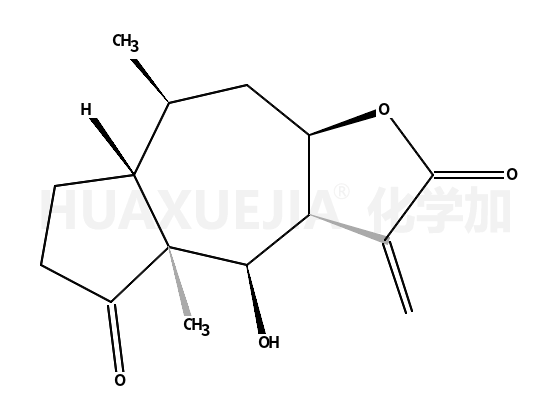 9-hydroxy-5,8a-dimethyl-1-methylidene-3a,4,5,5a,6,7,9,9a-octahydroazuleno[6,7-b]furan-2,8-dione