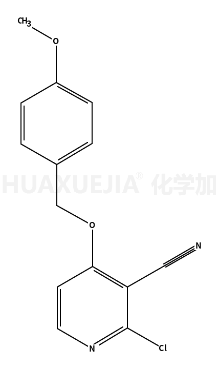 2-chloro-4-[(4-methoxyphenyl)methoxy]pyridine-3-carbonitrile