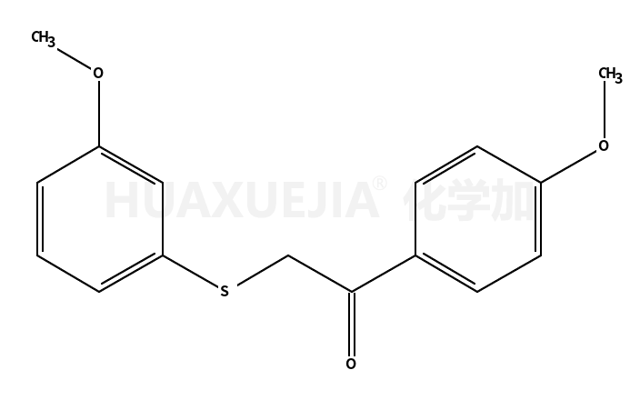 1-(4-甲氧基苯基)-2-(3-甲氧基苯硫基)乙酮