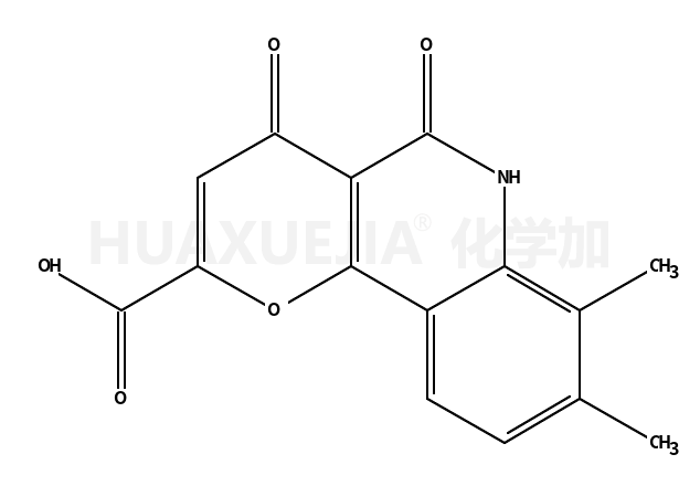 5,6-二氢-7,8-二甲基-4,5-二氧代-4H-吡喃并[3,2-C]喹啉-2-甲酸