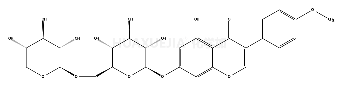 5-hydroxy-3-(4-methoxyphenyl)-7-[3,4,5-trihydroxy-6-[(3,4,5-trihydroxyoxan-2-yl)oxymethyl]oxan-2-yl]oxychromen-4-one