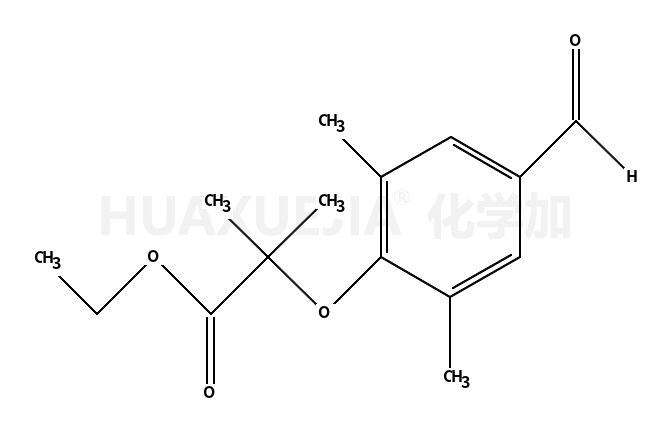 2-(4-FORMYL-2,6-DIMETHYL-PHENOXY)-2-METHYL-PROPIONIC acid ethyl ester