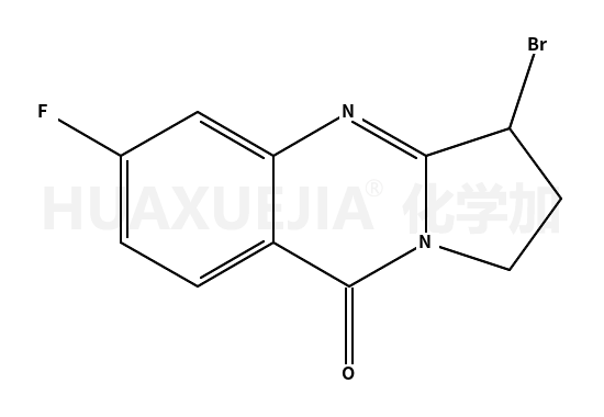 3-溴-6-氟-2,3-二氢-1H-吡咯并[2,1-b]喹唑啉-9-酮