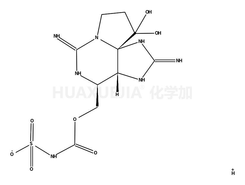 ({[(3aS,4R,10aS)-2,6-Diamino-10,10-dihydroxy-3a,4,9,10-tetrahydro -1H,8H-pyrrolo[1,2-c]purin-4-yl]methoxy}carbonyl)sulfamic acid