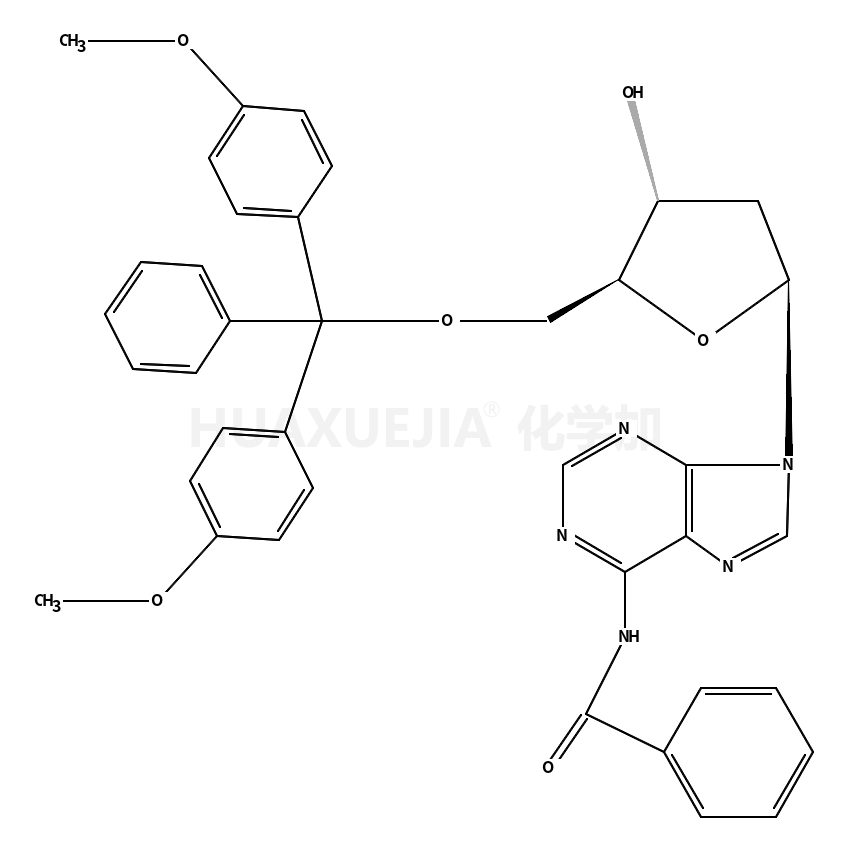 N6-苯甲酰基-5′-O-(4,4′-二甲氧基三苯基)-2′-脱氧腺苷