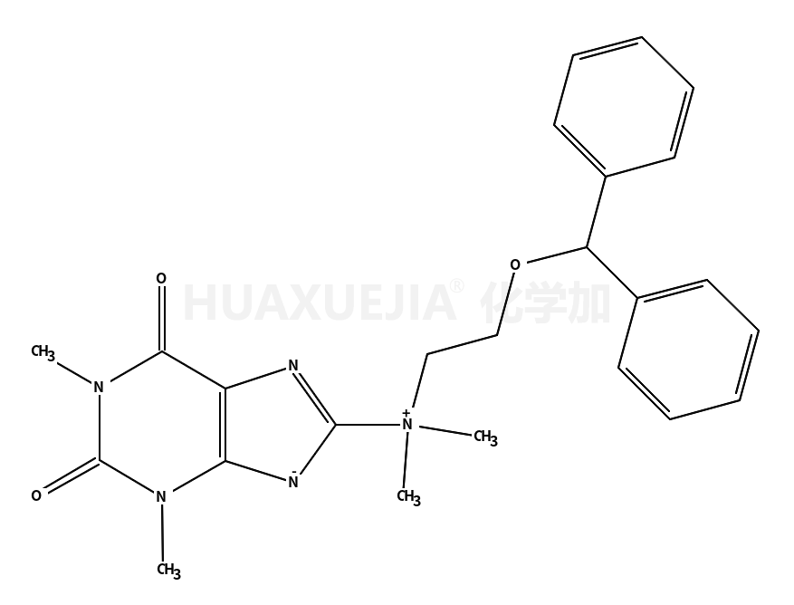 8-{[2-(Diphenylmethoxy)ethyl](dimethyl)ammonio}-1,3-dimethyl-2-ox o-2,3-dihydro-1H-purin-6-olate